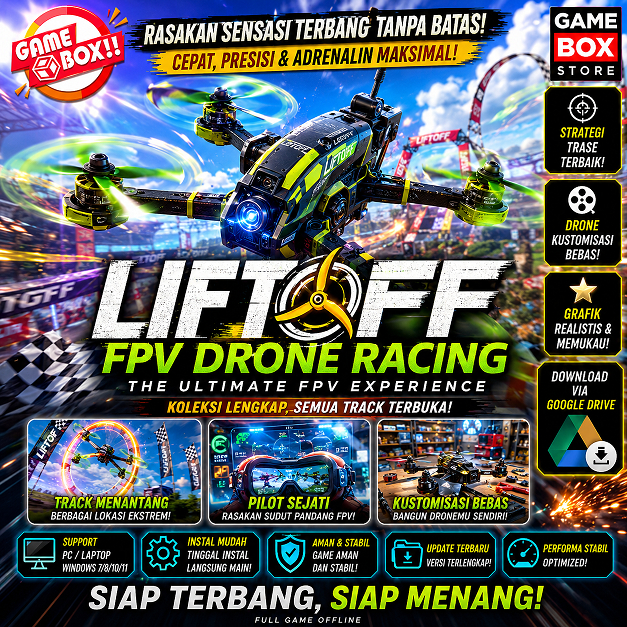 LIFTOFF FPV DRONE RACING - PC LAPTOP GAMES