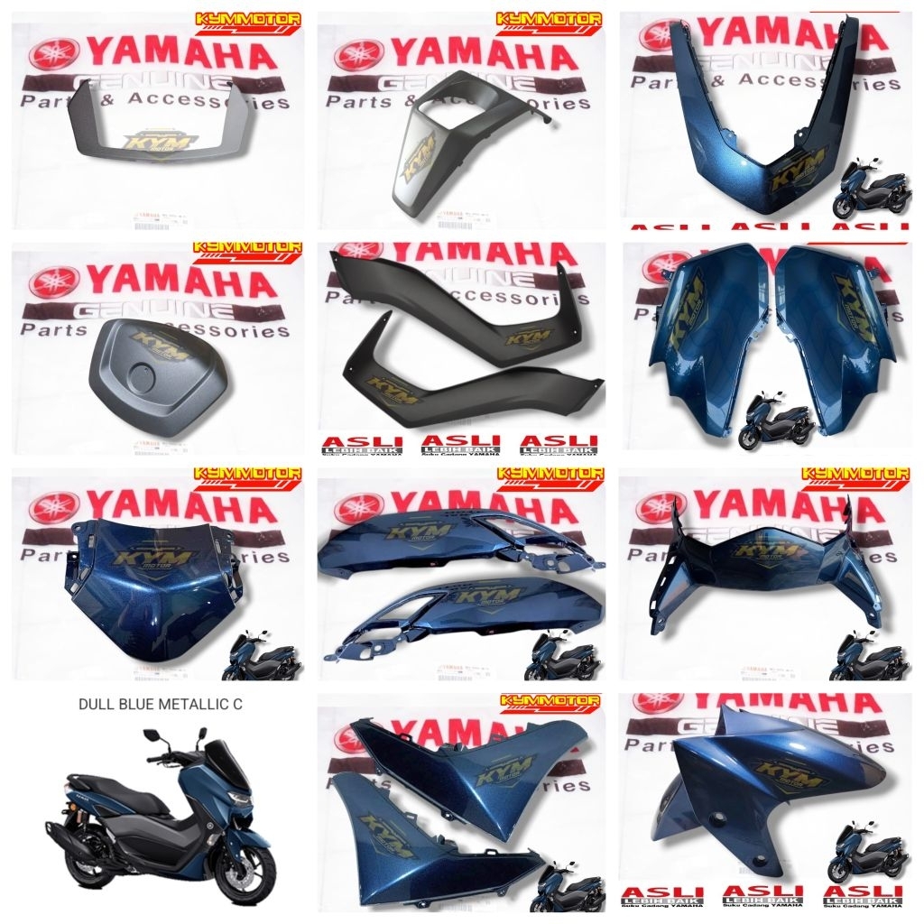 Body-body halus satuan NMAX 155 dul blue ORIGINAL YAMAHA