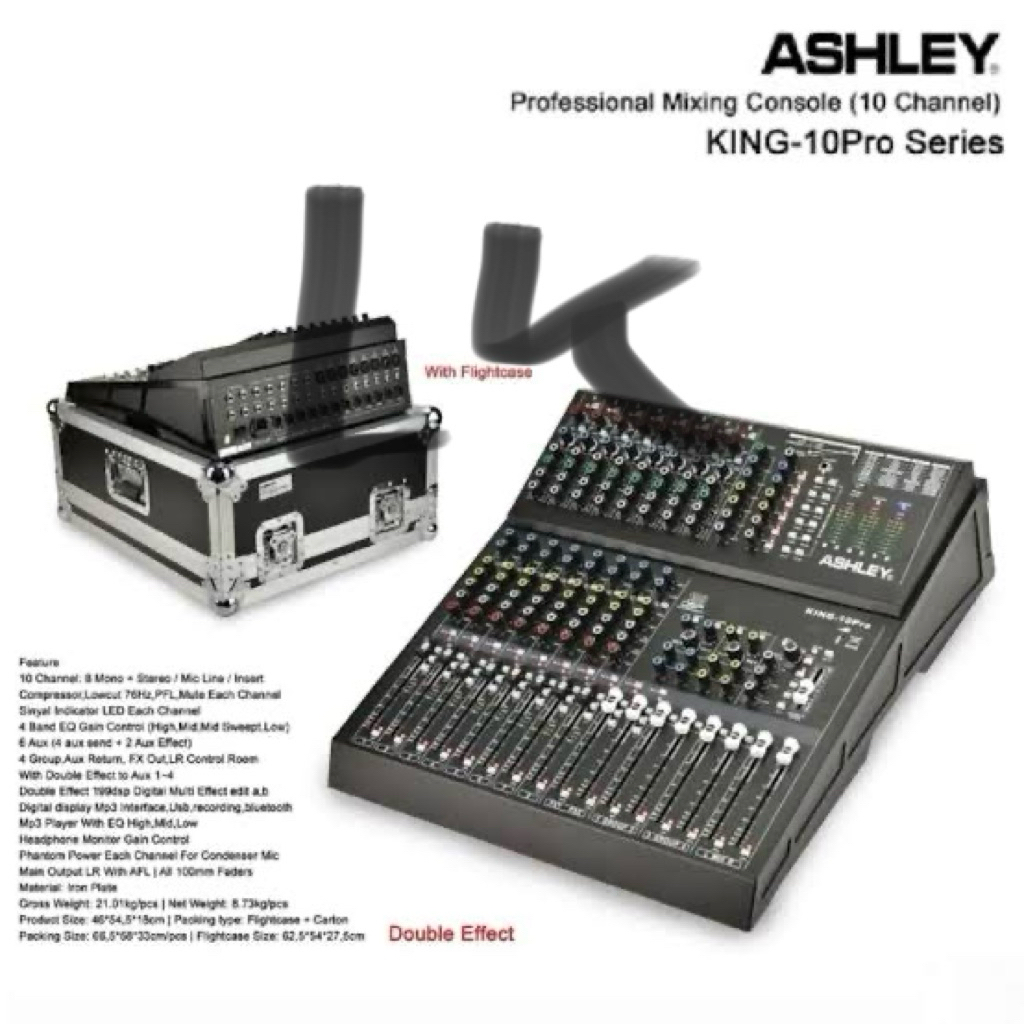 Mixer Ashley king 10 pro with hardcase