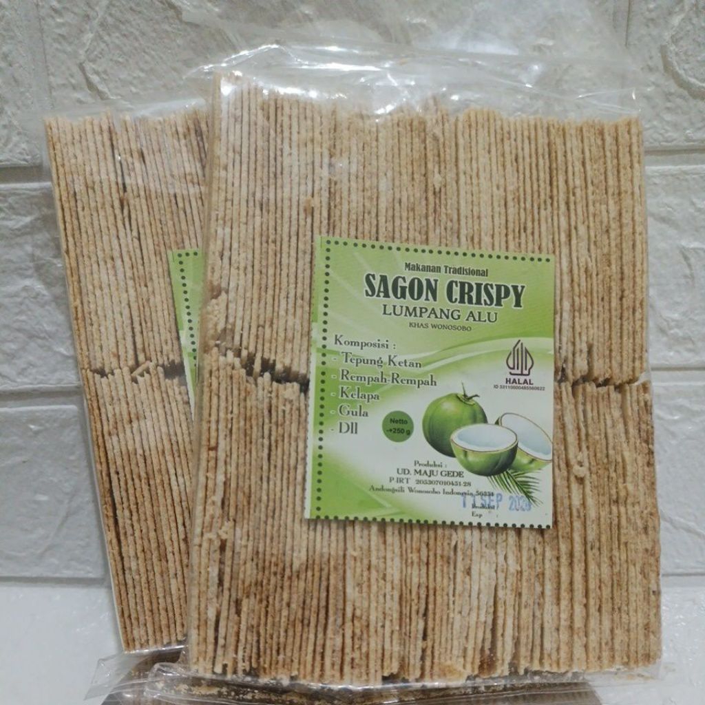 sagon kereng kering crispi beras ketan gurih khas wonosobo
