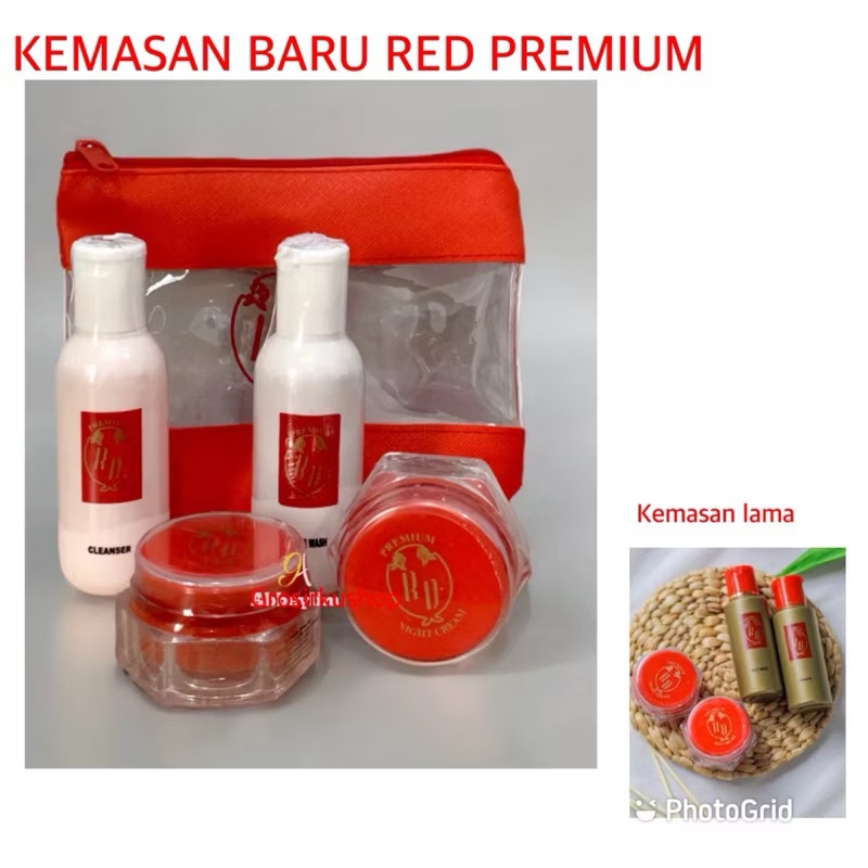 NEW KEMASAN BARU PAKET CREAM KRIM RD RINNA DIAZELLA CV ARNI RED PREMIUM SKINCARE NIGHT DAY CREAM SIA