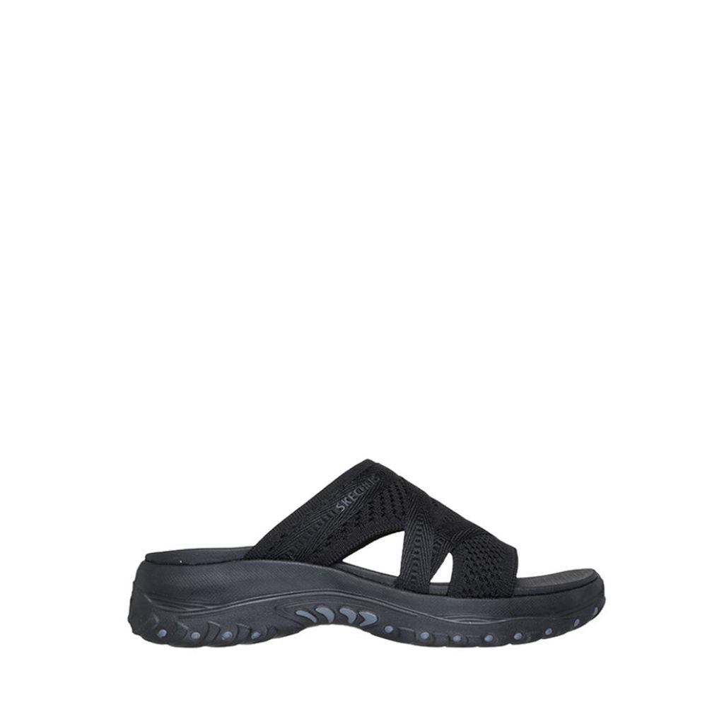 Sandal Skechers Reggae Bound Women's Sandal - Black Original SKE163676BBK