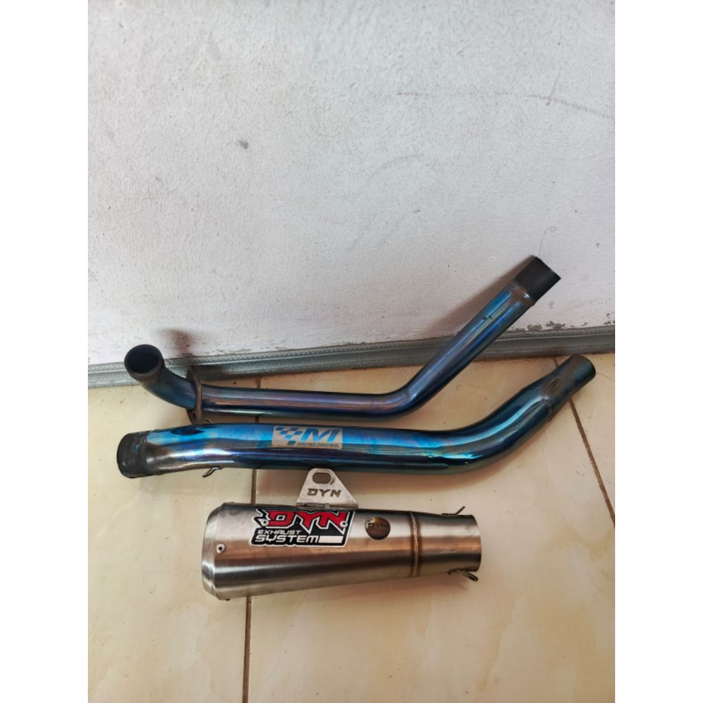 Pipa/leheran knalpot bluemoon full bending