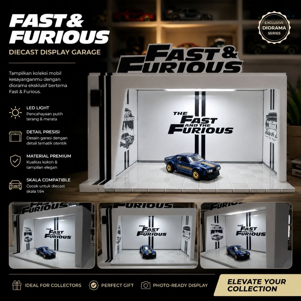 DIORAMA HOTWHEEL FAST AND FURIOUS