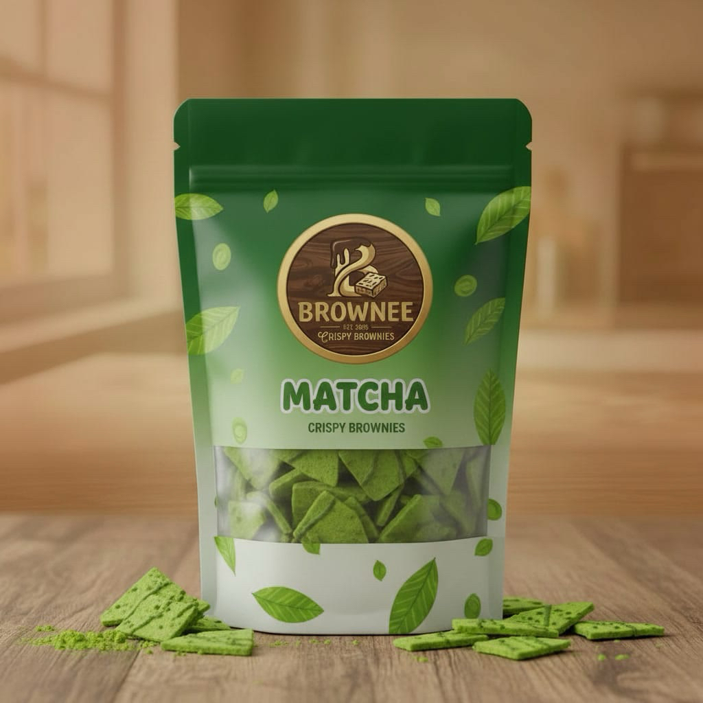 BROWNEE | Brownies Crispy Premium | Renyah Bikin Nagih | Matcha