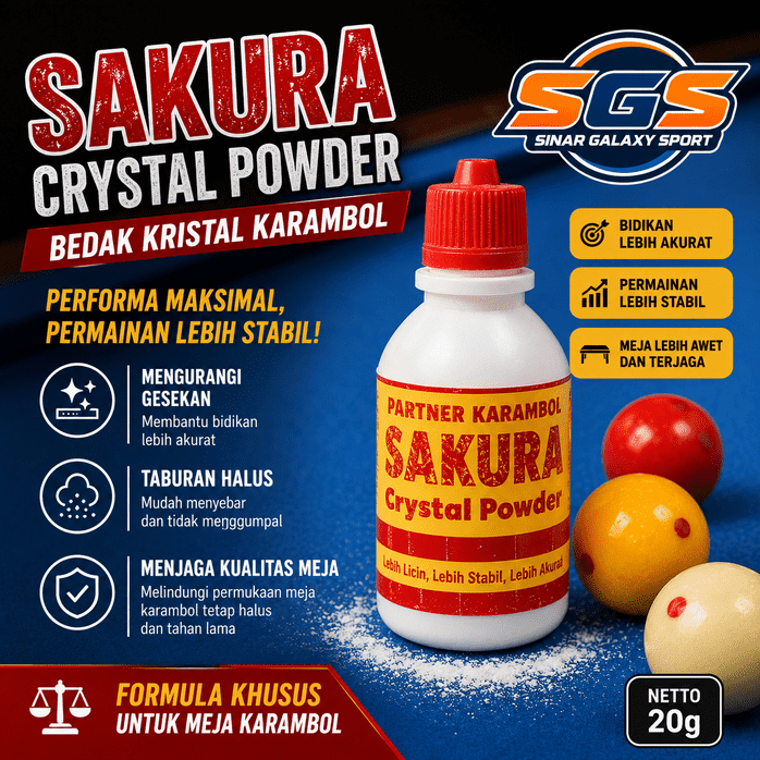 Bedak Kristal Karambol Sakura Powder