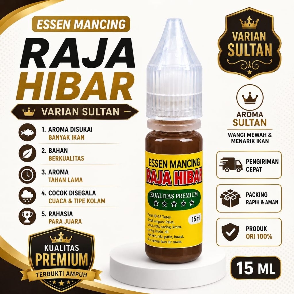 Essen Mancing Raja Hibar Varian Sultan 15ml – Essen Juara Harian & Lomba