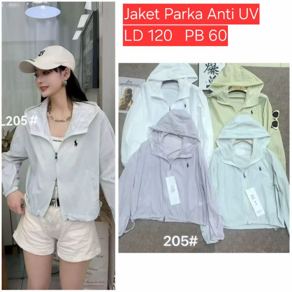 jacket anti UV jumbo NOREEN bahan parka UV premium