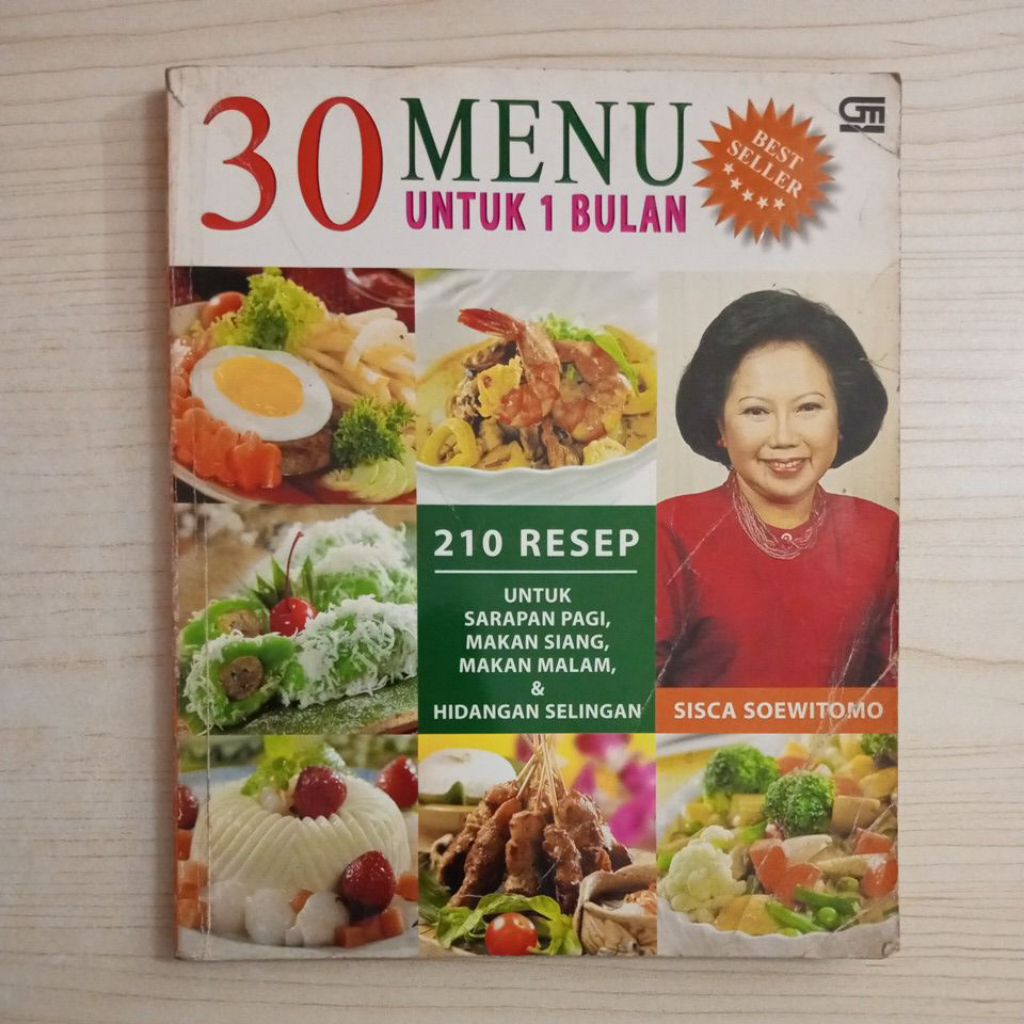 BUKU 30 MENU UNTUK 1 BULAN 210 RESEP UNTUK SARAPAN PAGI MAKAN SIANG MAKAN MALAM DAN HIDANGAN SELINGA