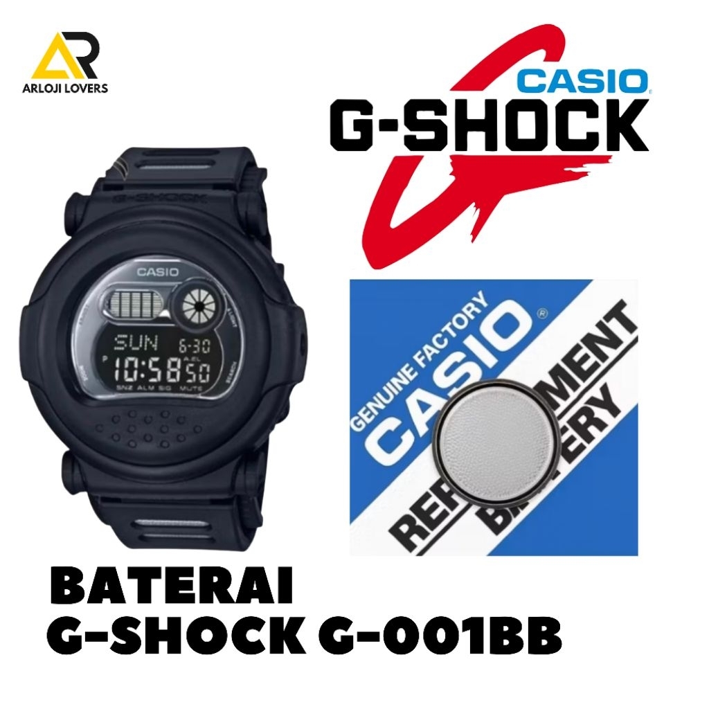 Baterai Jam G-Shock G-001BB Original