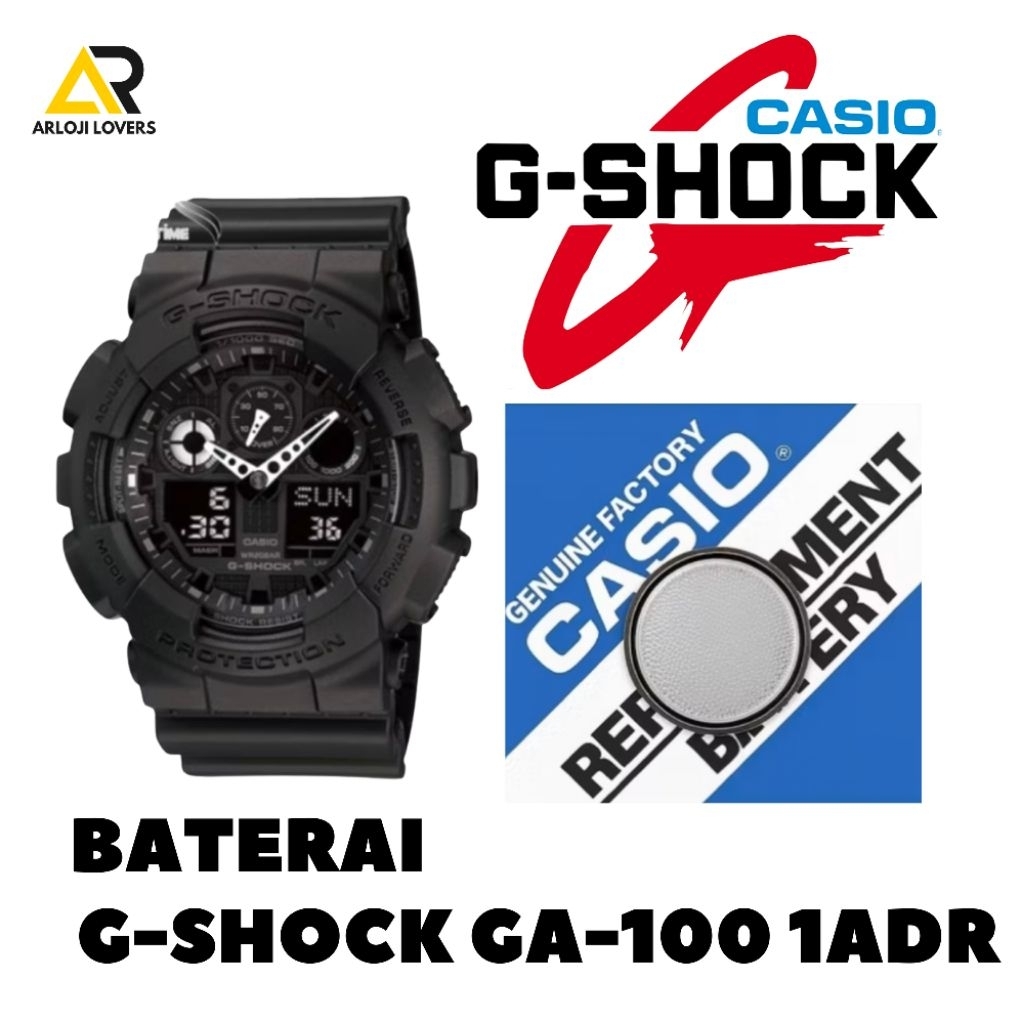 Baterai Jam G-Shock GA-100 1ADR Original