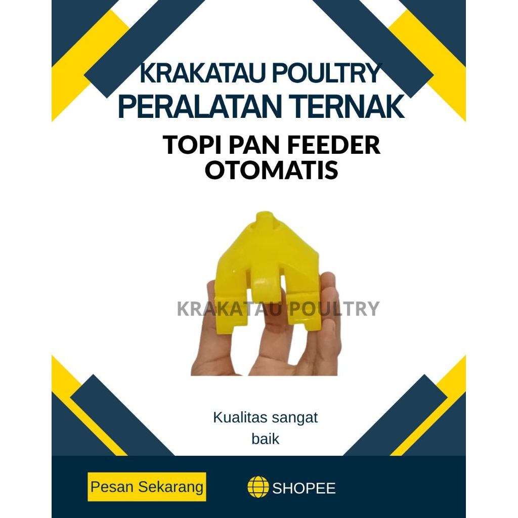 TOPI PAN FEEDER OTOMATIS / PART PAKAN AYAM OTOMATIS