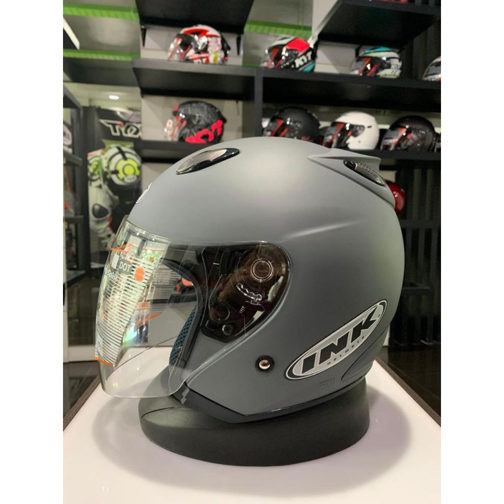 HELM INK CENTRO MATT GREY ORIGINAL HELM INK CENTRO ORIGINAL GREY DOFF HELM INK KAPSUL ORIGINAL GREY 