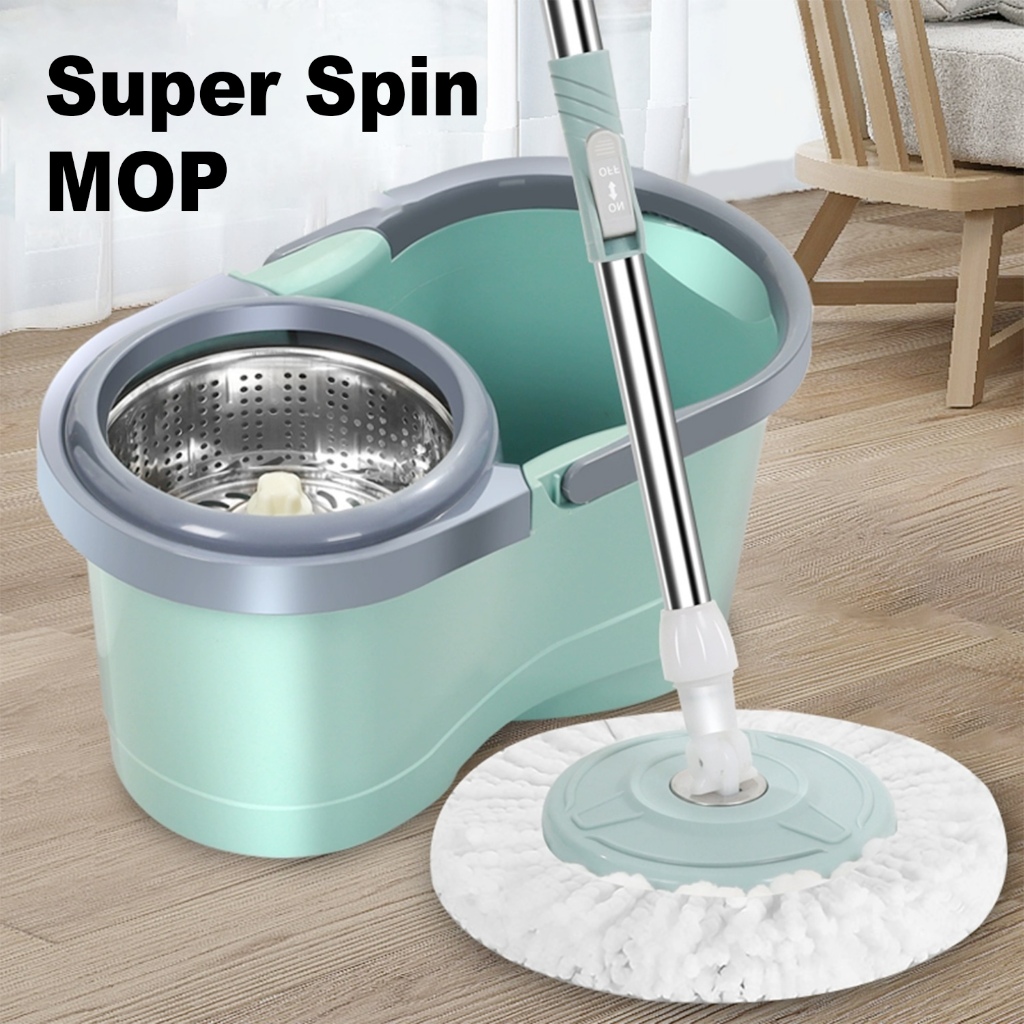 Alat Pel Putar Spin Mop / Alat Pel Stainless Steel / Alat Pel Praktis / Spin Mop / Super Mop / TB-2