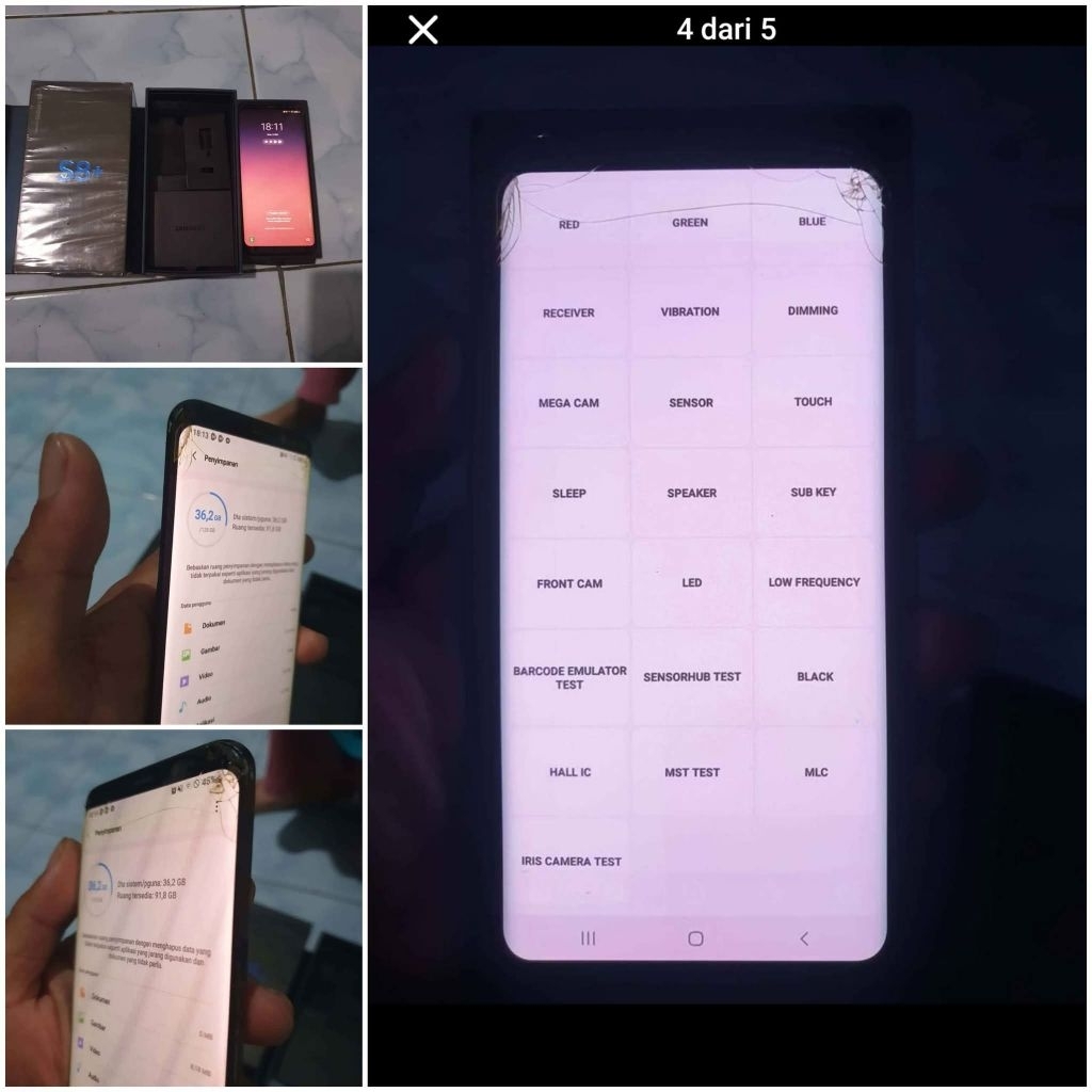 samsung s8 plus 6/128 inter all op
