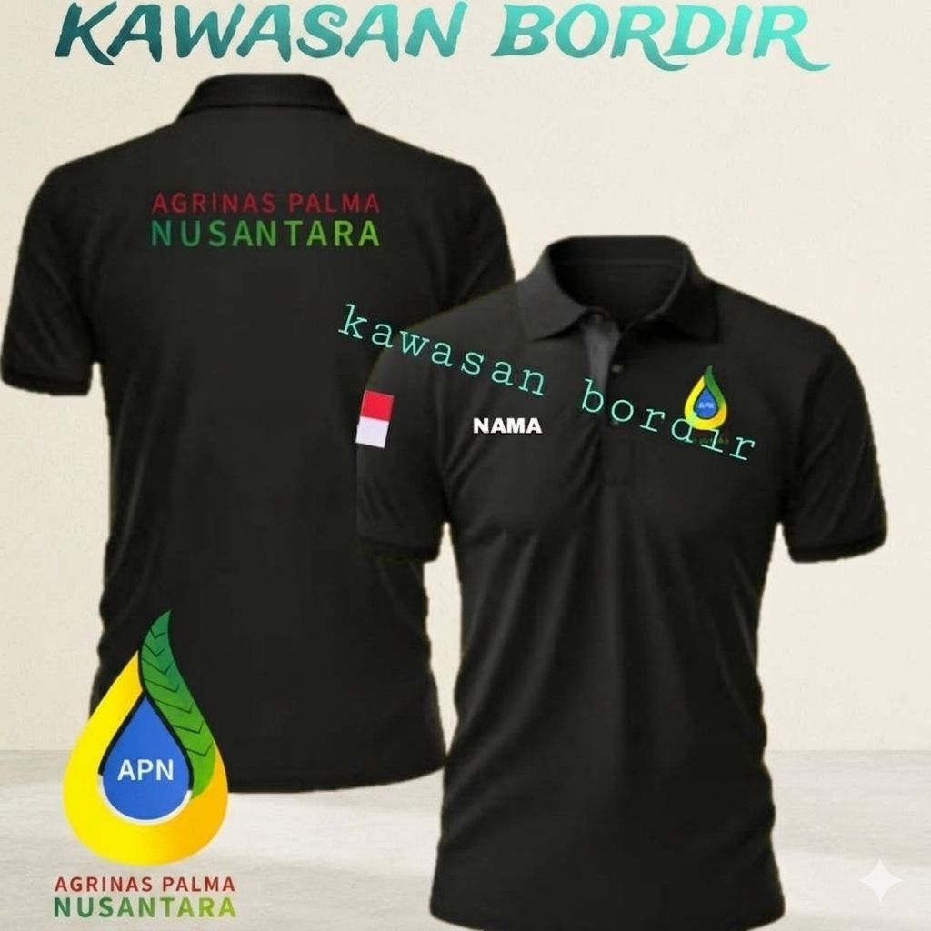 Polo shirt APN agrinas palma Nusantara seragam APN agrinas palma Nusantara baju APN agrinas palma Nu