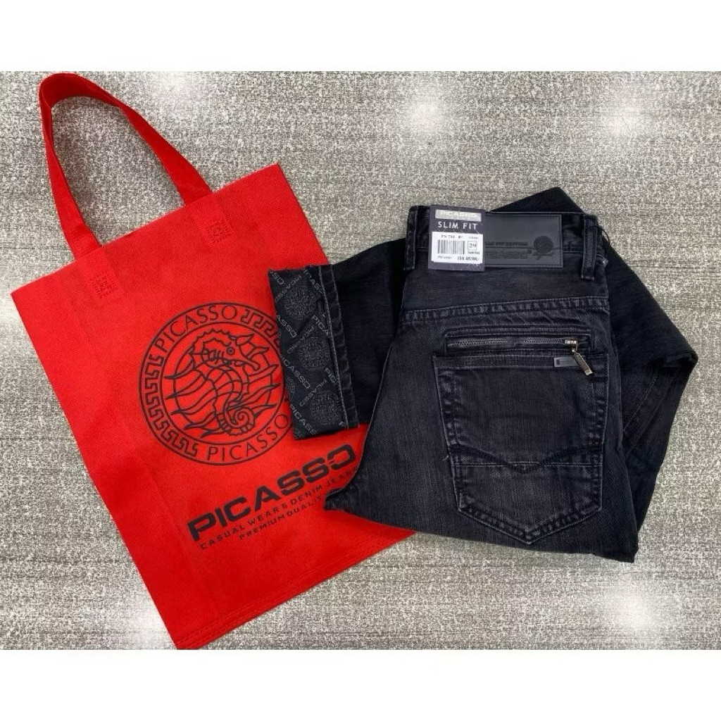 PROMOO CELANA PICASSO ORIGINAL JEANS PRIA // REGULER PICASSO ORIGINAL // CELANA JEANS PICASSO PRIA M