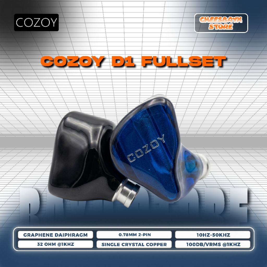 Cozoy D1 10mm Dual Cavity Dynamic Driver In Ear Monitor IEM Earphone