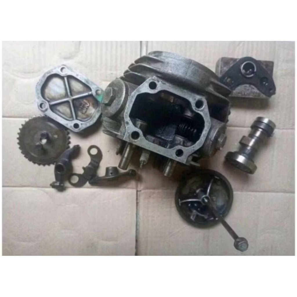 Blok Cylinder Head Kop Full Isi Supra X / Grand / Prima / Star Original Copotan