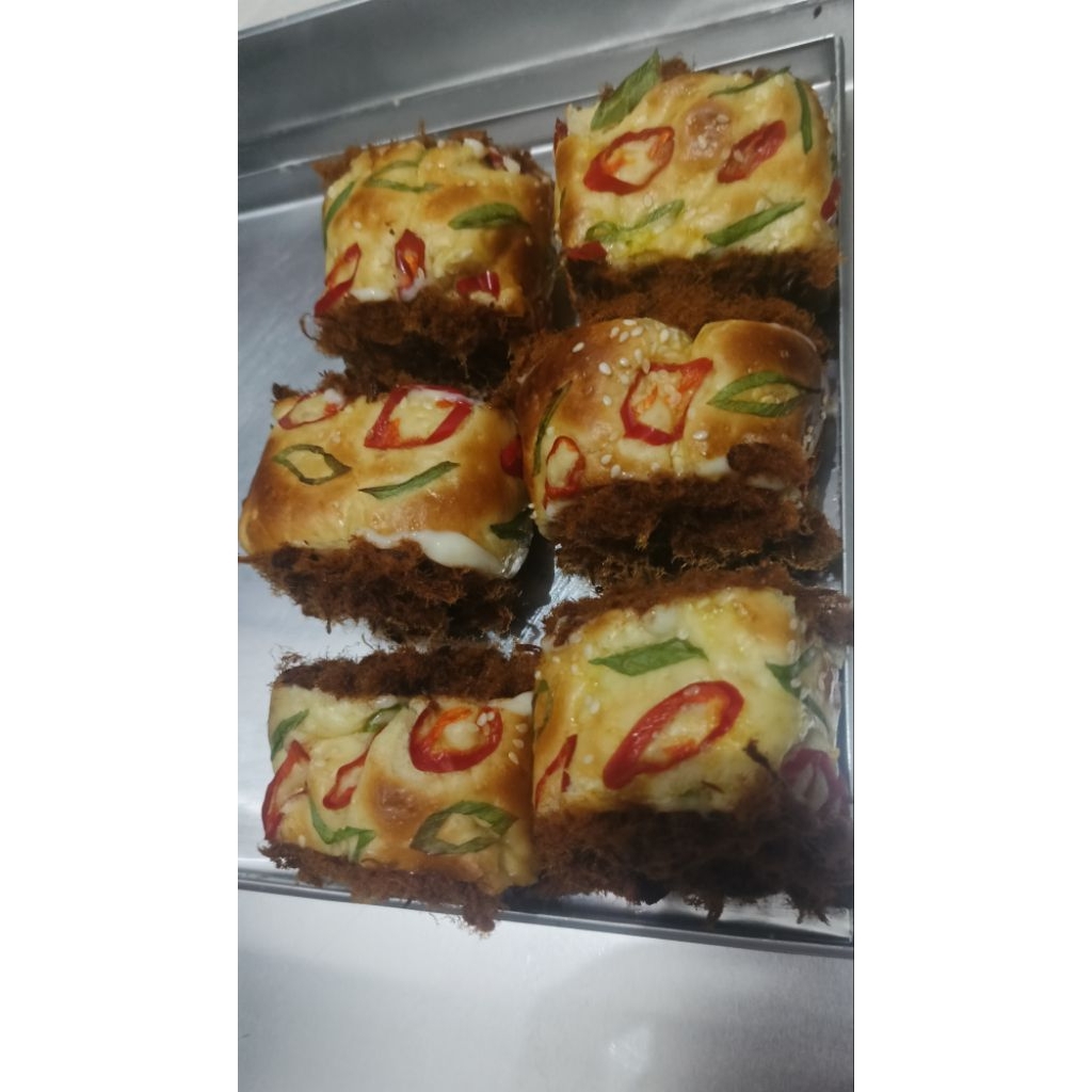 Roti Gulung Abon Sapi (FLOSS ROLL)
