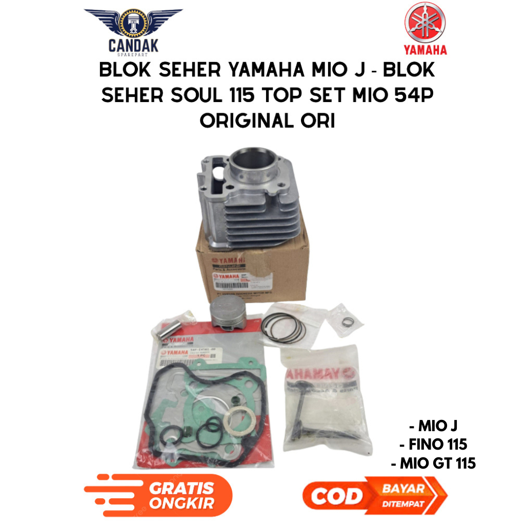 Blok Seher Yamaha Mio J - blok seher soul 115 top set mio 54P original ori