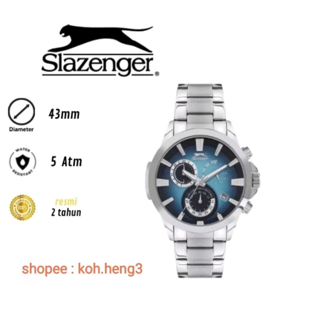 jam tangan pria brand slazenger