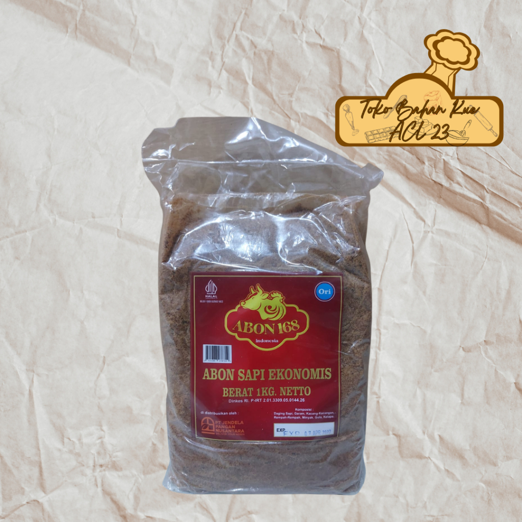 Abon Sapi 168 1 Kg/168 Abon Sapi 1 Kg/Abon Sapi Murah 168 1 Kg