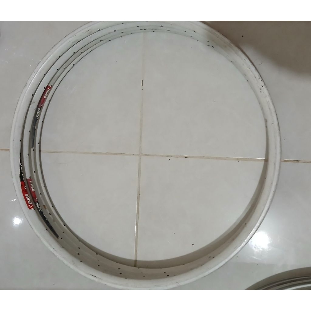 Velg MTB Ring 26 Nuke Head L32 Putih Retro Old School