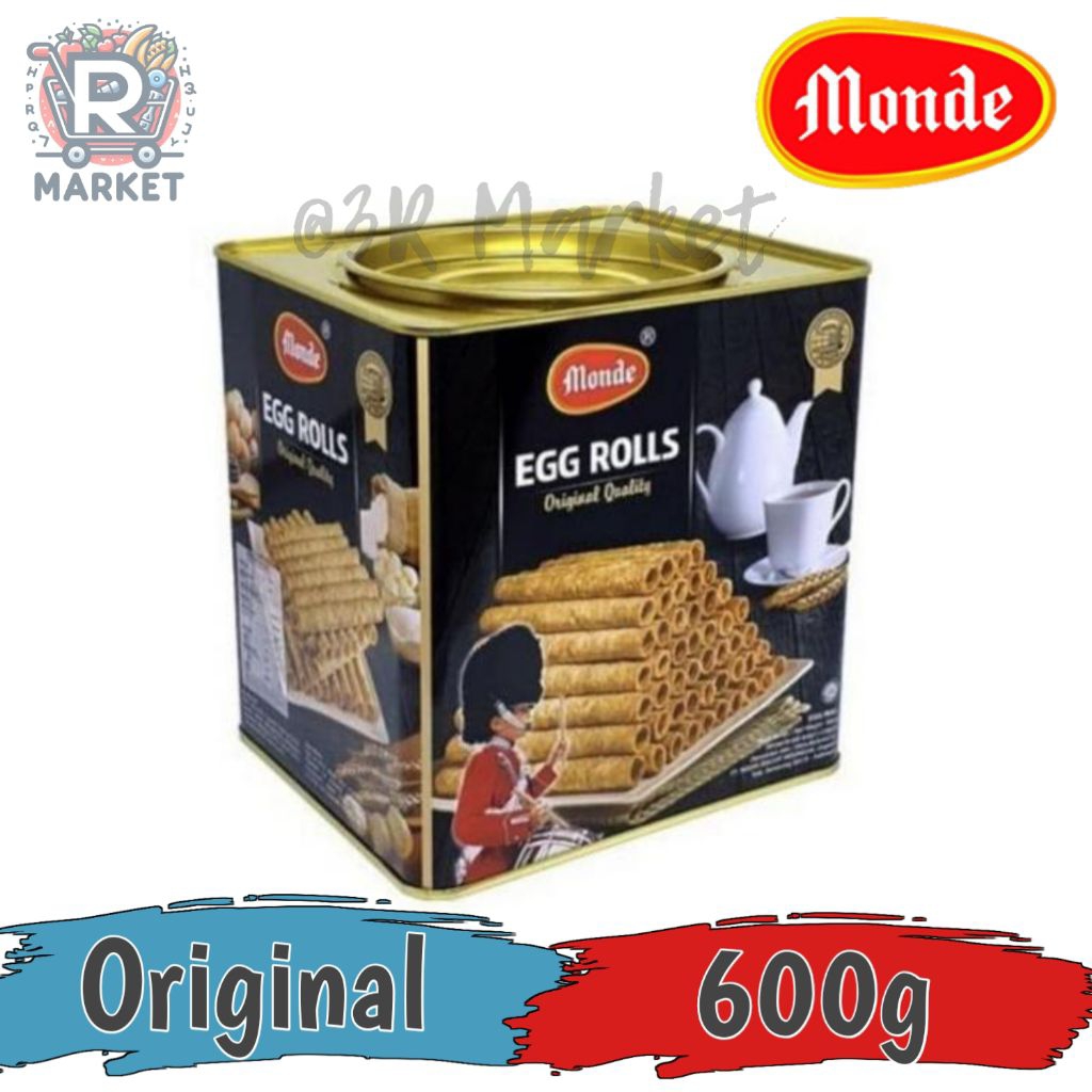 Monde Egg Rolls Original Flavour / Monde Serena Original Kaleng Besar