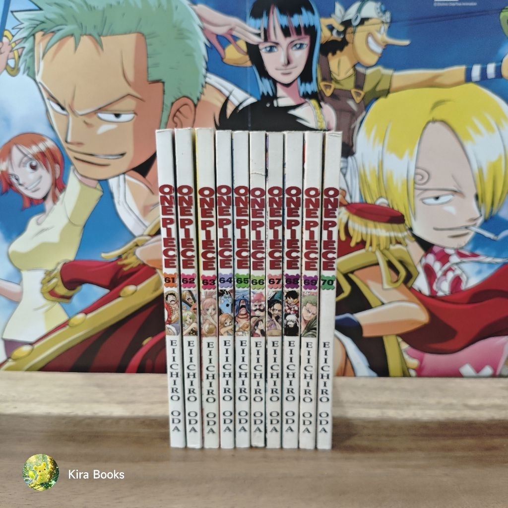 Komik One Piece Original Set 61-70 (preloved)