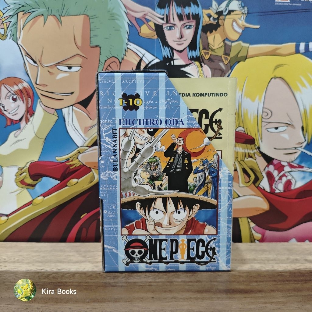 Komik One Piece Original Box Set Vol 1-10 (preloved)