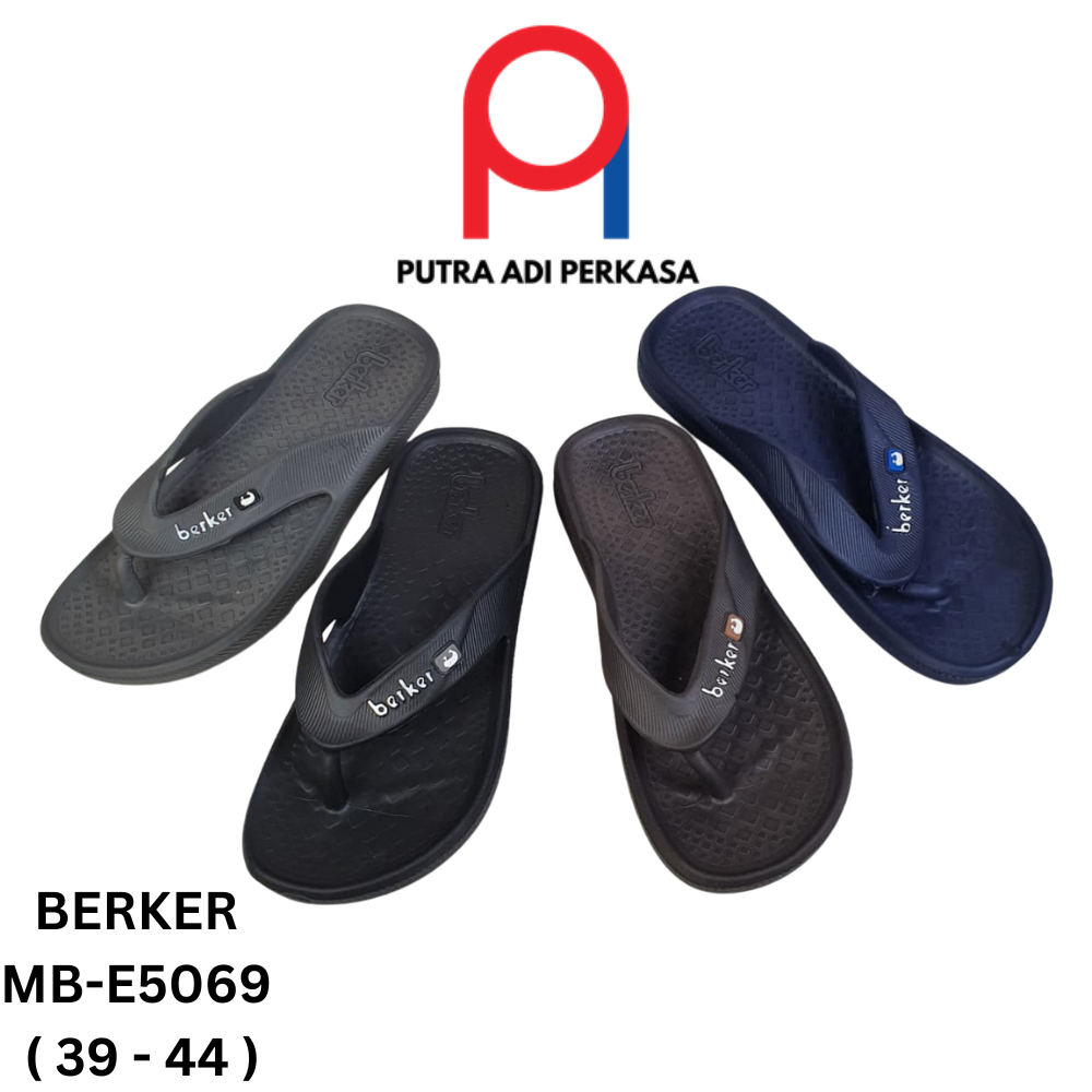 Sandal Jepit Simple Pria Karet EVA Phylon Murah Berkualitas BERKER MB-E5069