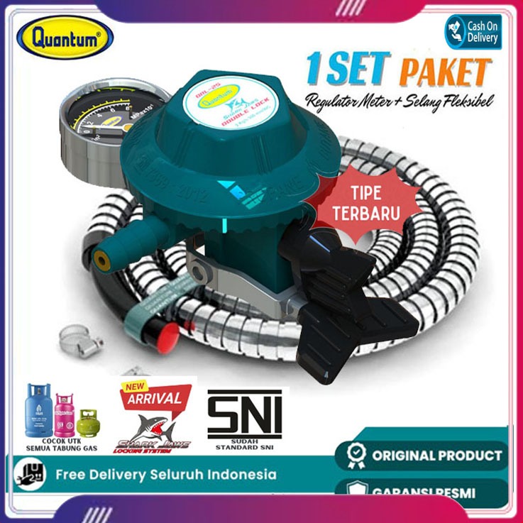 QUANTUM Regulator Gas LPG Double Lock QRL-25 / Double Lock PROMO