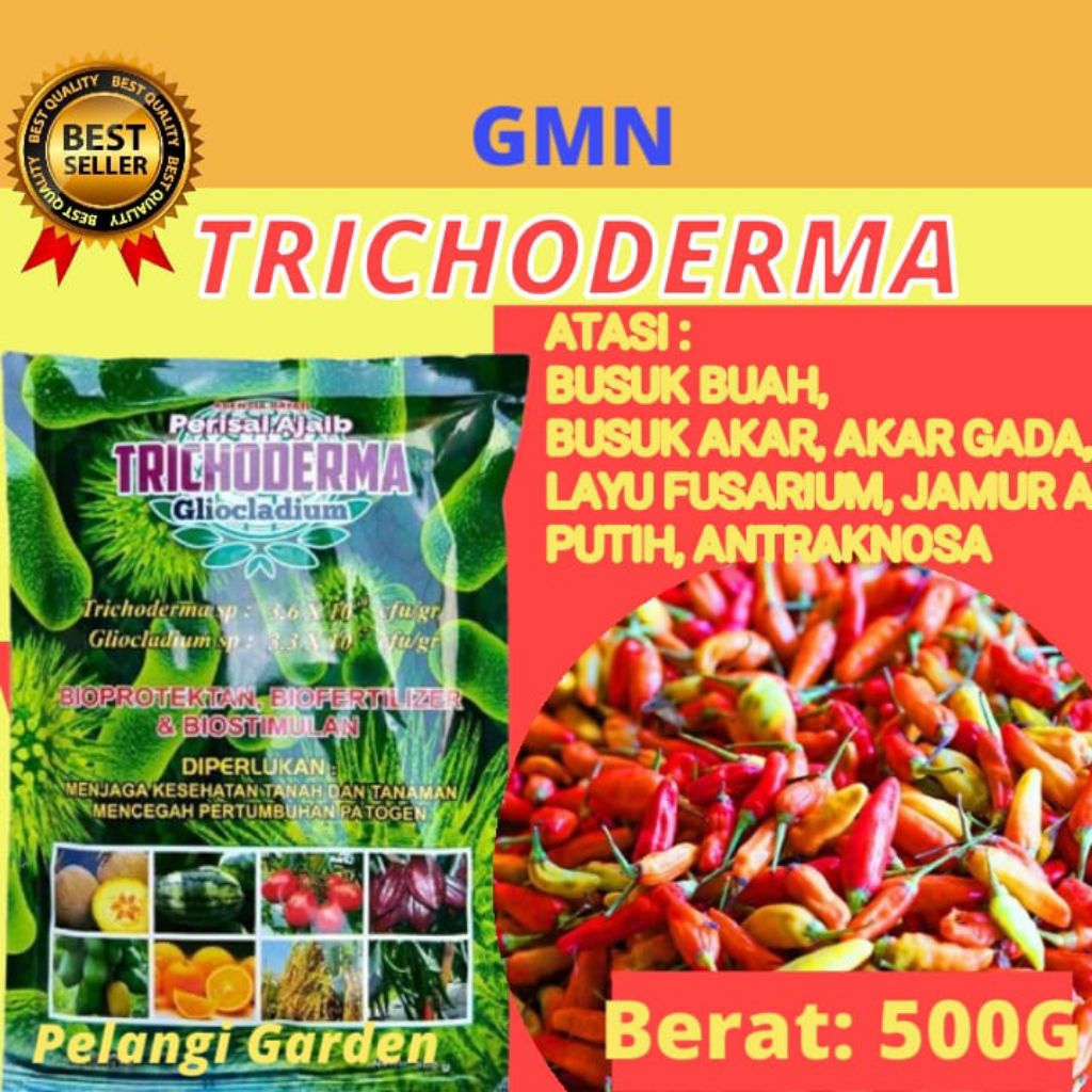 SOLUSI AJAIB  Trichoderma Anfush, Trichoderma Asperellum Isi 500gram
