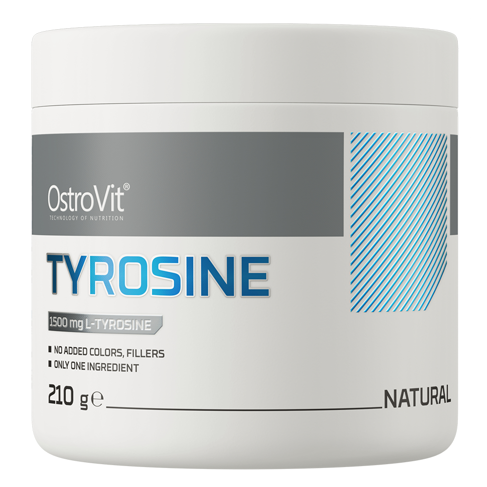 OstroVit Tyrosine 210g natural Bubuk Powder Suplemen L-tyrosine 1500mg Vitamin Obat Tiroid Phenylket