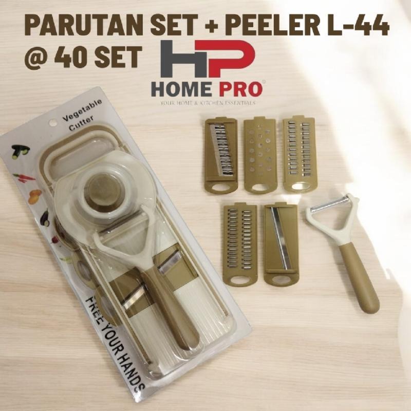 Stainless Steel Multifungsi Slicer / Alat Parutan Sayur 7 in 1 / Parutan Sayur dan Buah / Parutan Se