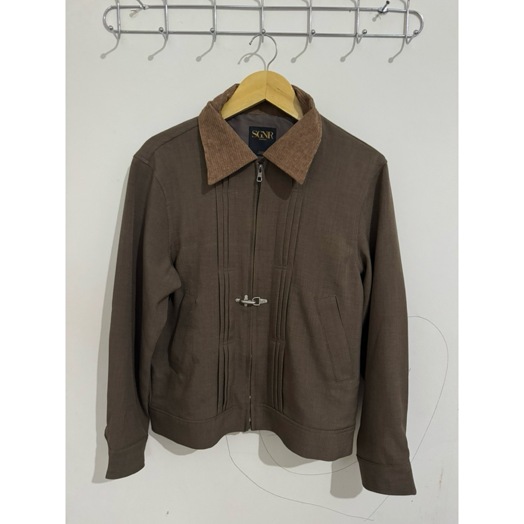 Signore Clasp Suede Brown Size S
