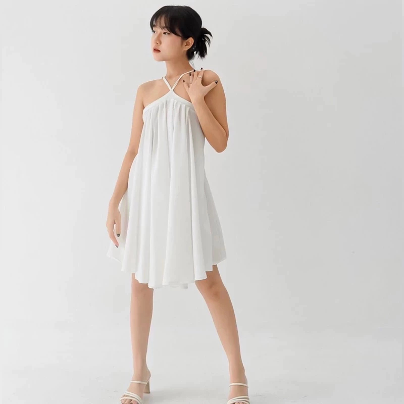 Mini Backless Dress / Beach Dress / Off Shoulders / Mini Dress Seksi Tali Punggung Big Size To XXXXL
