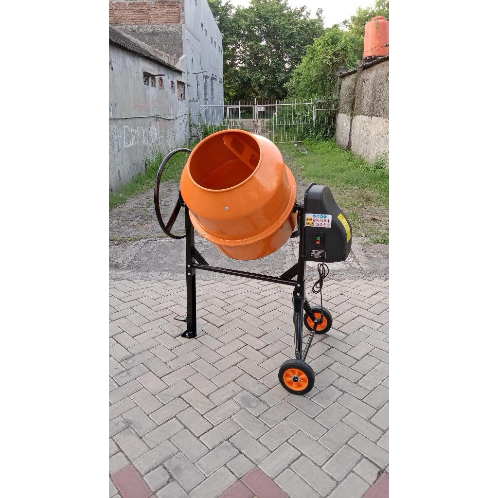 MESIN MOLEN ELEKTRIK PENGADUK ADUK SEMEN LISTRIK CONCRETE MIXER 180 LITER