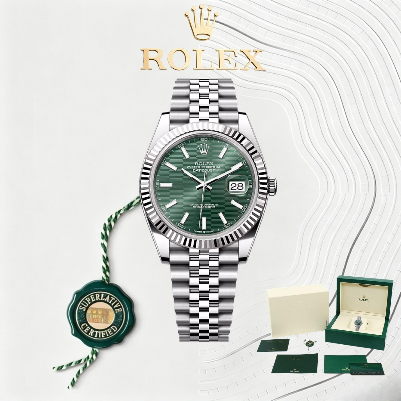 (100% ASLI Rolex) COD Baru Rolex INCLUDE BOX ROLEX Jam Tangan Pria Oyster Perpetual Date - Mekanis D