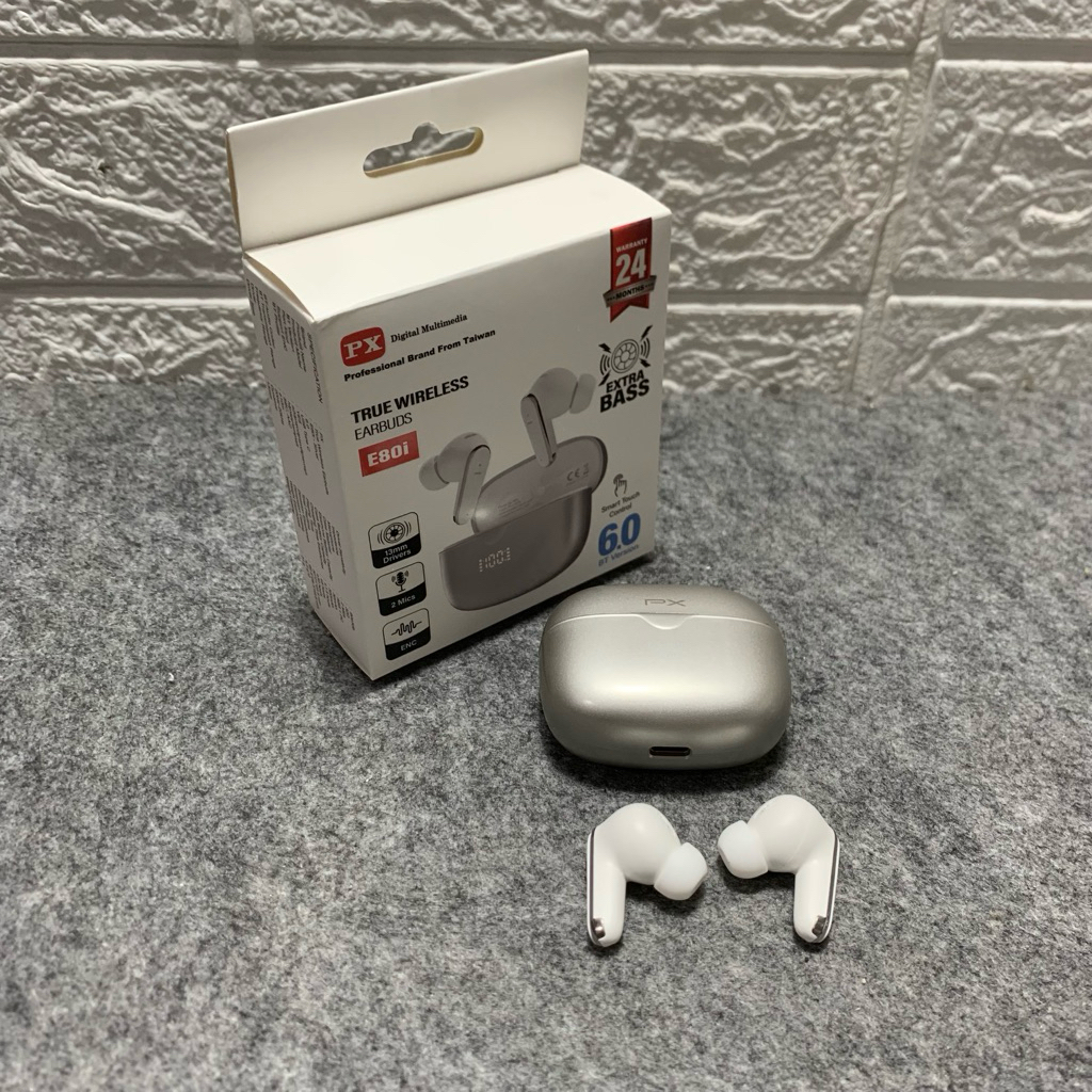 TWS PX E80i Second Berkualitas Wireless Headset Bluetooth