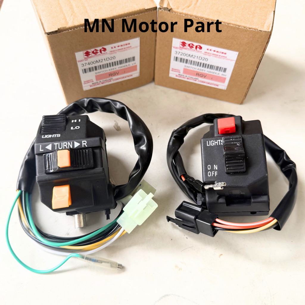 Saklar Holder Kanan & Kiri Satria 2 Tak 2T Hiu Lumba 6 Speed Original Import Thailand