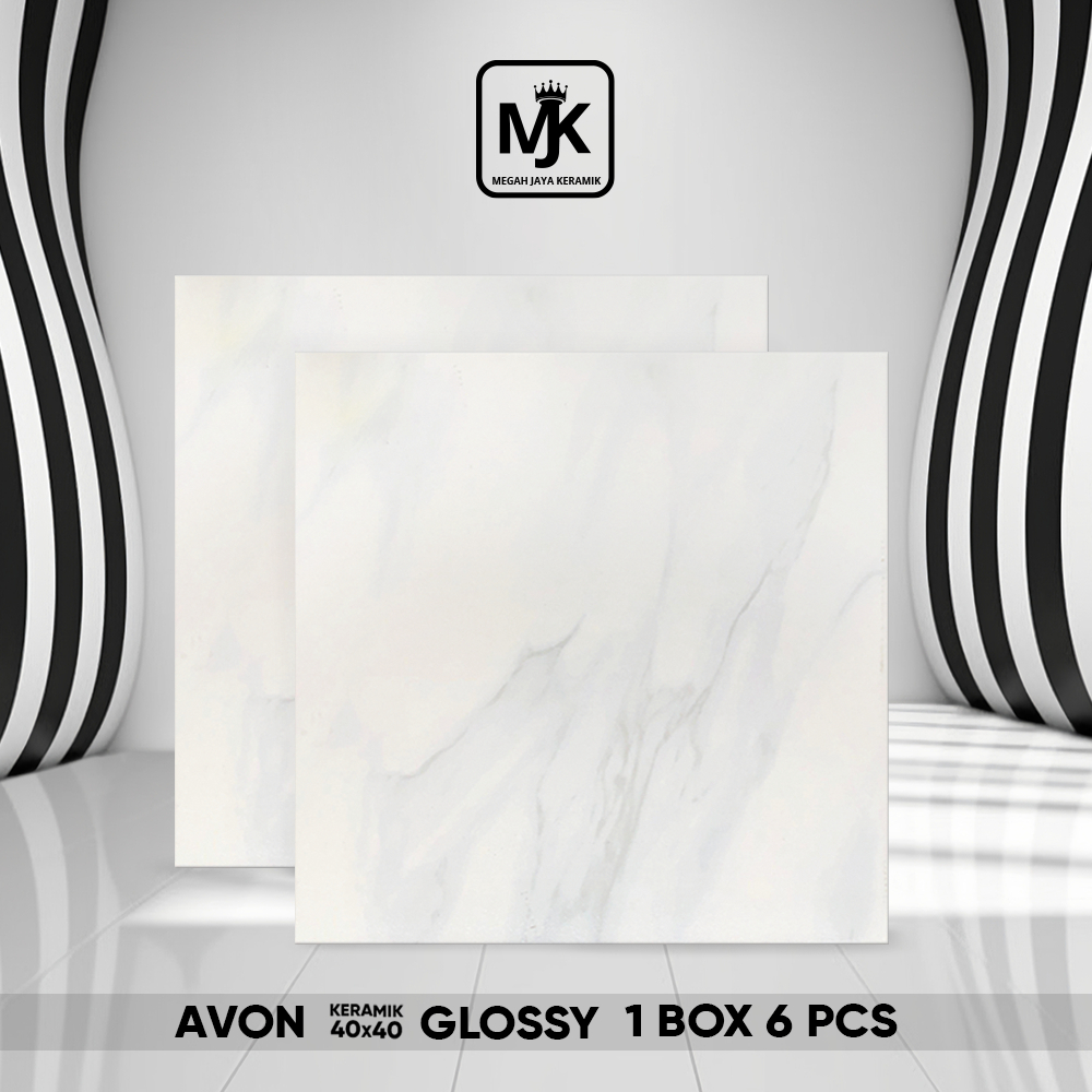 Keramik lantai Avon Grey 40 x 40