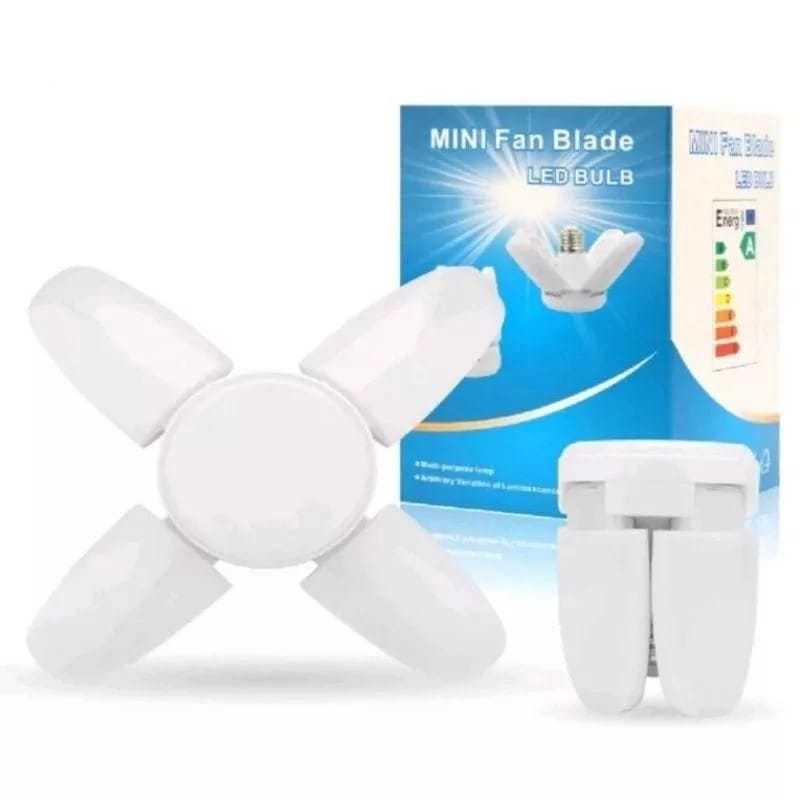 Lampu  Bohlam Model Kipas 4 Baling Mini Fan Blade LED Bulb Lampu Hias Kipas Baling-Baling