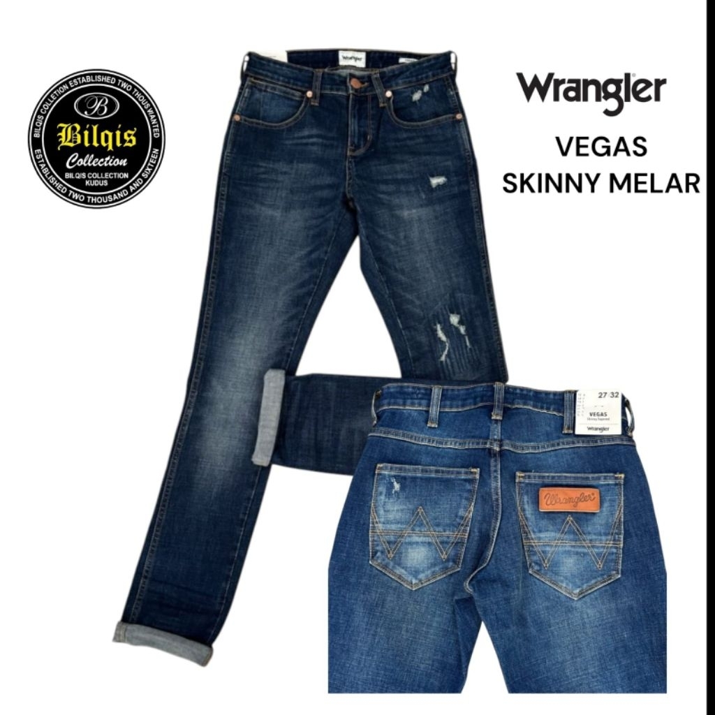 celana wrangler pria original SKINNY TAPERED