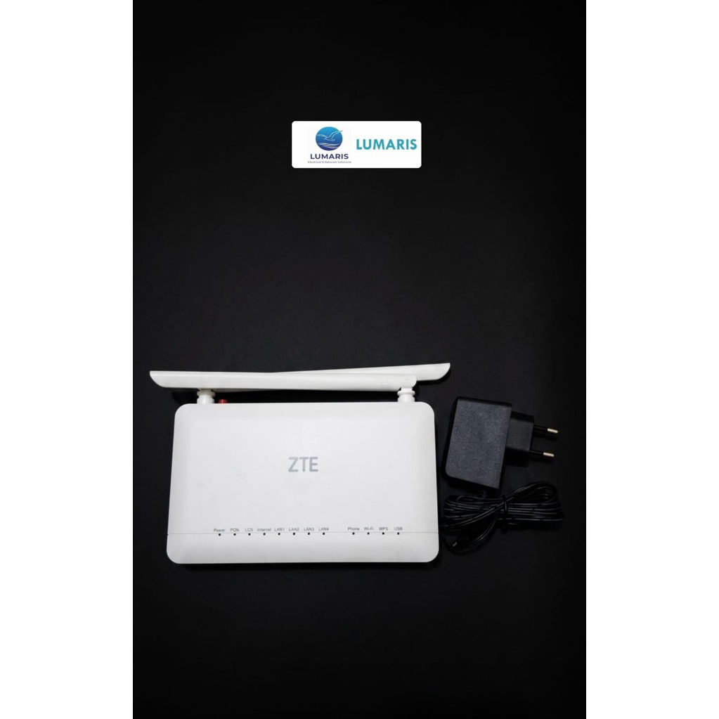 ONT GPON  Port Biru ZTE F670L, F609, F609 V3, F679L, Kondisi bekas Normal