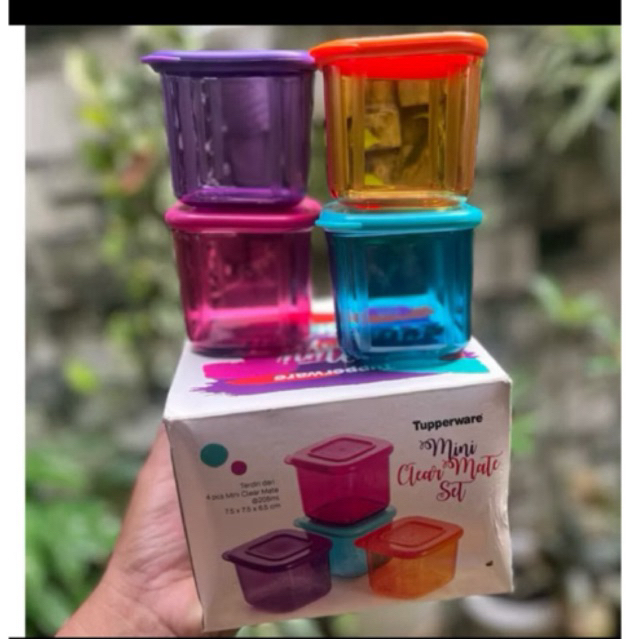mini Clear mate tupperware