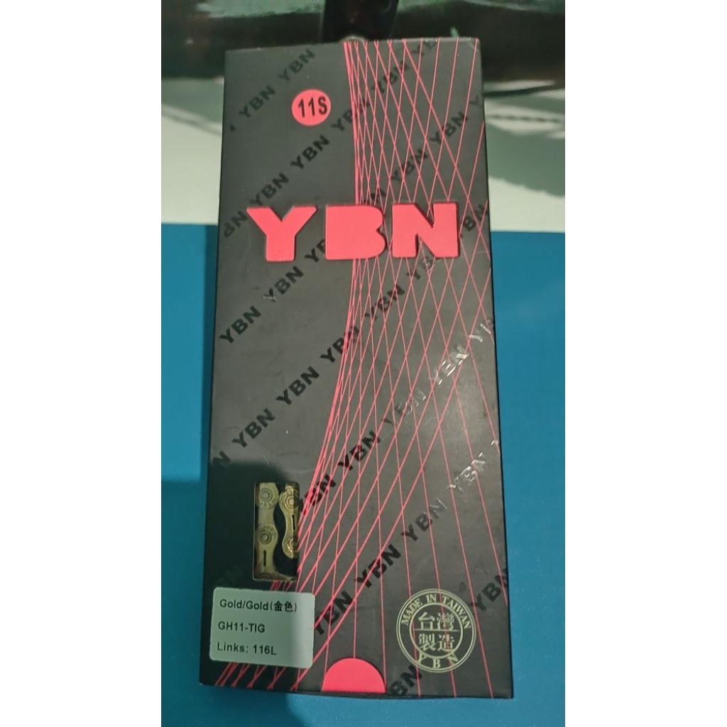 Rantai Sepeda YBN 11 Speed Gold