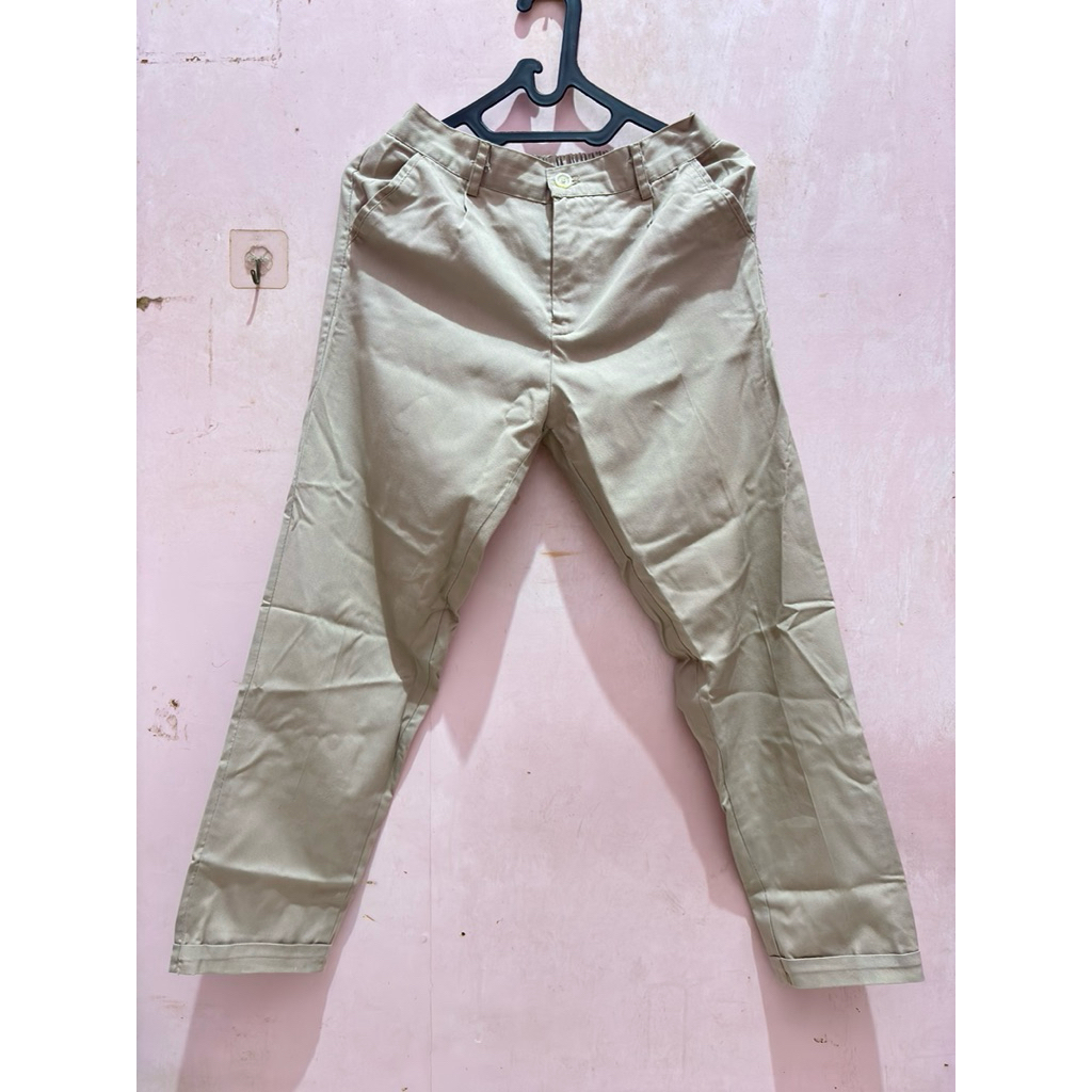PRELOVED BEGGY PANTS AMERICAN DRILL PREMIUM REAL PICT CELANA PANJANG WANITA CELANA KERJA OOTD