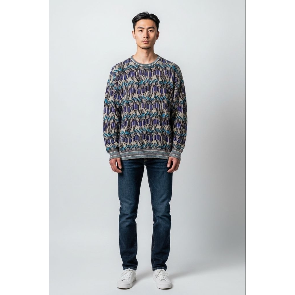 missoni sport knitted sweater